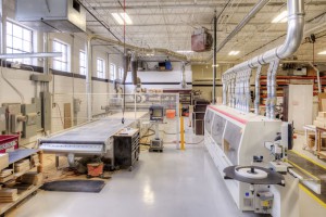 Our facility includes an Olimpic K 800 automatic edgebander.