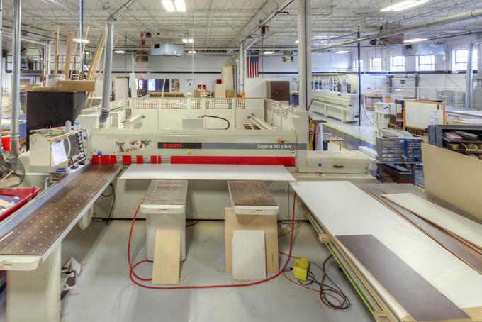 Our facility includes a Sigma 90 Plus panel saw.